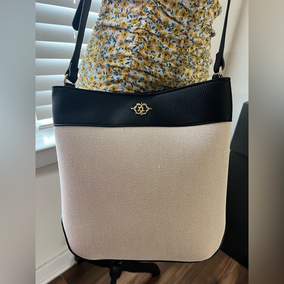 Nanette Lepore Black and Cream Purse - Picture 1 of 13